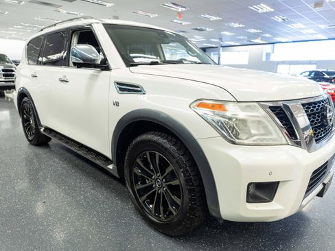 Used 2017 Nissan Armada Platinum w/ Captain Seat Package RWD image 4