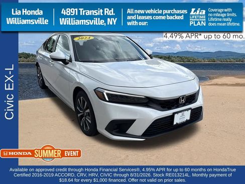 Certified 2024 Honda Civic EX-L image 1