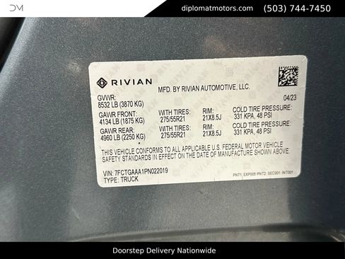 Used 2023 Rivian R1T Adventure image 42