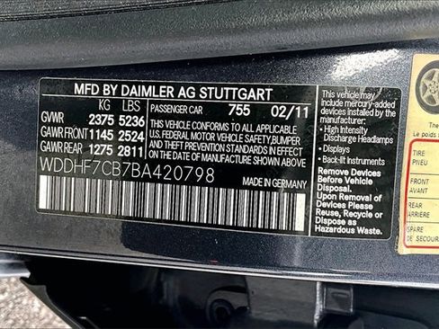 Used 2011 Mercedes-Benz E 550 Sedan image 18
