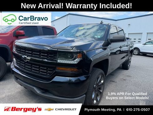 Used 2018 Chevrolet Silverado 1500 Custom w/ Custom Value Package AWD/4WD image 1