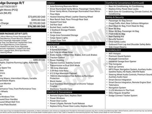 Used 2025 Dodge Durango R/T AWD/4WD image 5