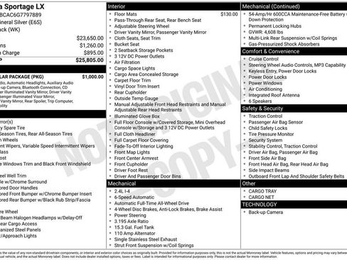 Used 2016 Kia Sportage LX w/ LX Popular Package image 2