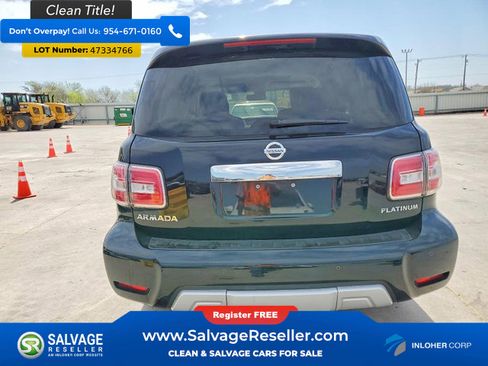 Used 2017 Nissan Armada Platinum w/ Captain Seat Package image 8