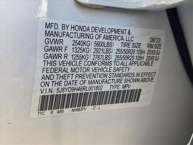 Used 2024 Acura MDX w/ Technology Package FWD image 10