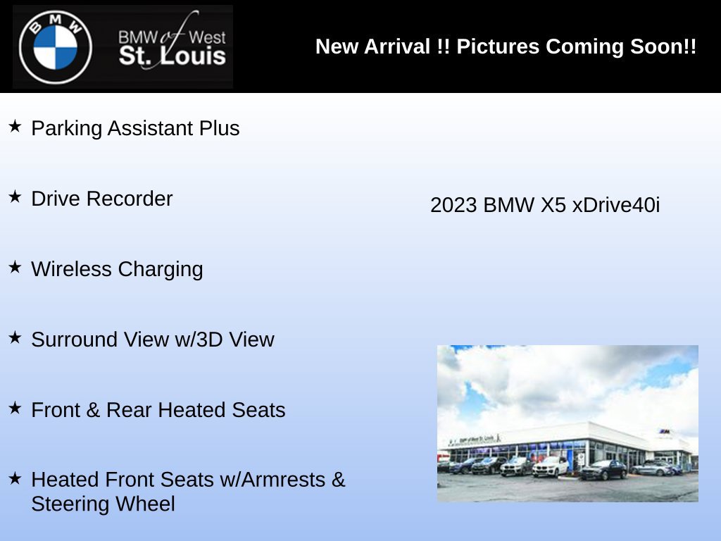 Used 2023 BMW X5 xDrive40i w/ Premium Package AWD/4WD image 4