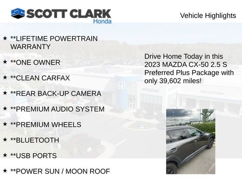 Used 2023 MAZDA CX-50 2.5 S w/ Cargo Package AWD/4WD image 4