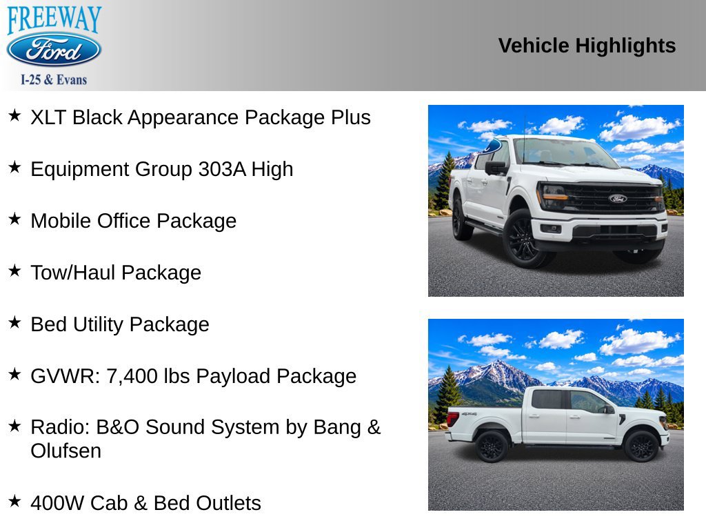 Certified 2024 Ford F150 XLT w/ Equipment Group 303A High AWD/4WD image 4