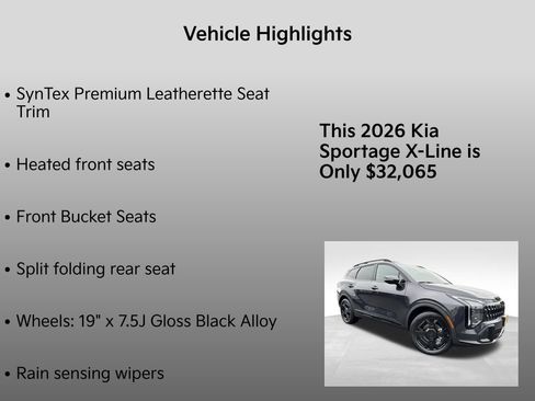 New 2026 Kia Sportage X-Line w/ X-Line Premium Package image 20