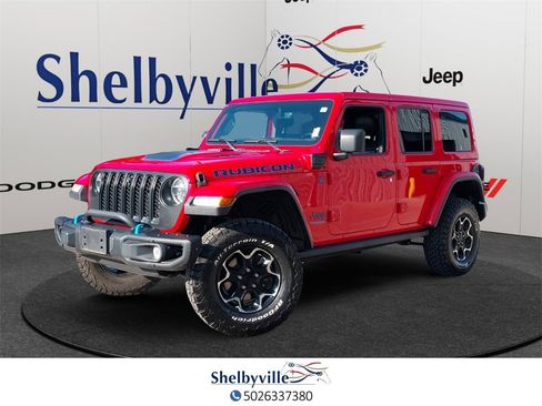 Used 2021 Jeep Wrangler Unlimited Rubicon 4xe w/ Steel Bumper Group image 1