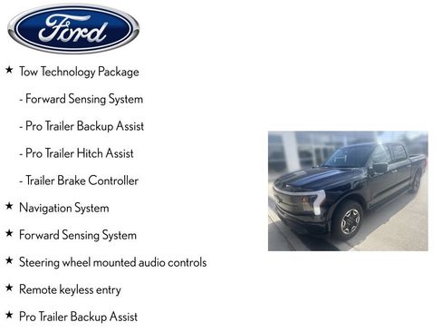 Used 2023 Ford F150 Lightning XLT w/ Tow Technology Package AWD/4WD image 6