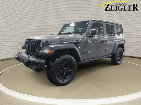 Used 2022 Jeep Wrangler Unlimited Willys image 1