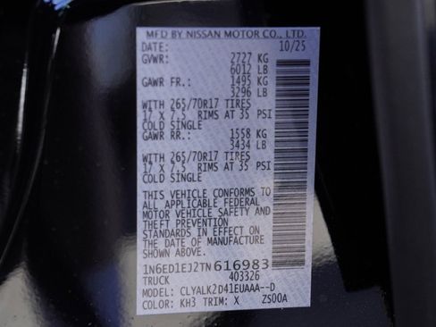 New 2026 Nissan Frontier Pro-X image 23