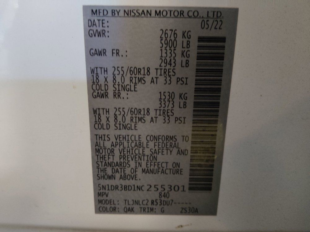 Used 2022 Nissan Pathfinder SV w/ SV Premium Package AWD/4WD image 33
