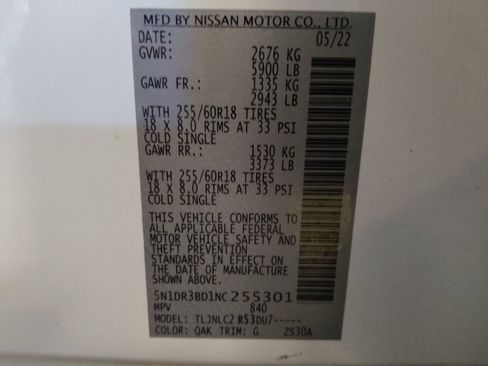 Used 2022 Nissan Pathfinder SV w/ SV Premium Package AWD/4WD image 33