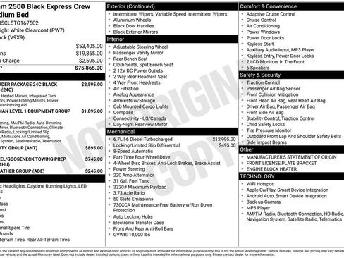 New 2026 RAM 2500 Tradesman AWD/4WD image 48