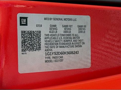 Used 2019 Chevrolet Corvette Z06 image 29