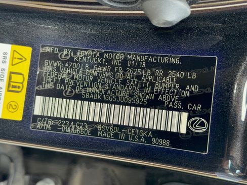 Used 2018 Lexus ES 350 w/ Ultra Luxury Package FWD image 31