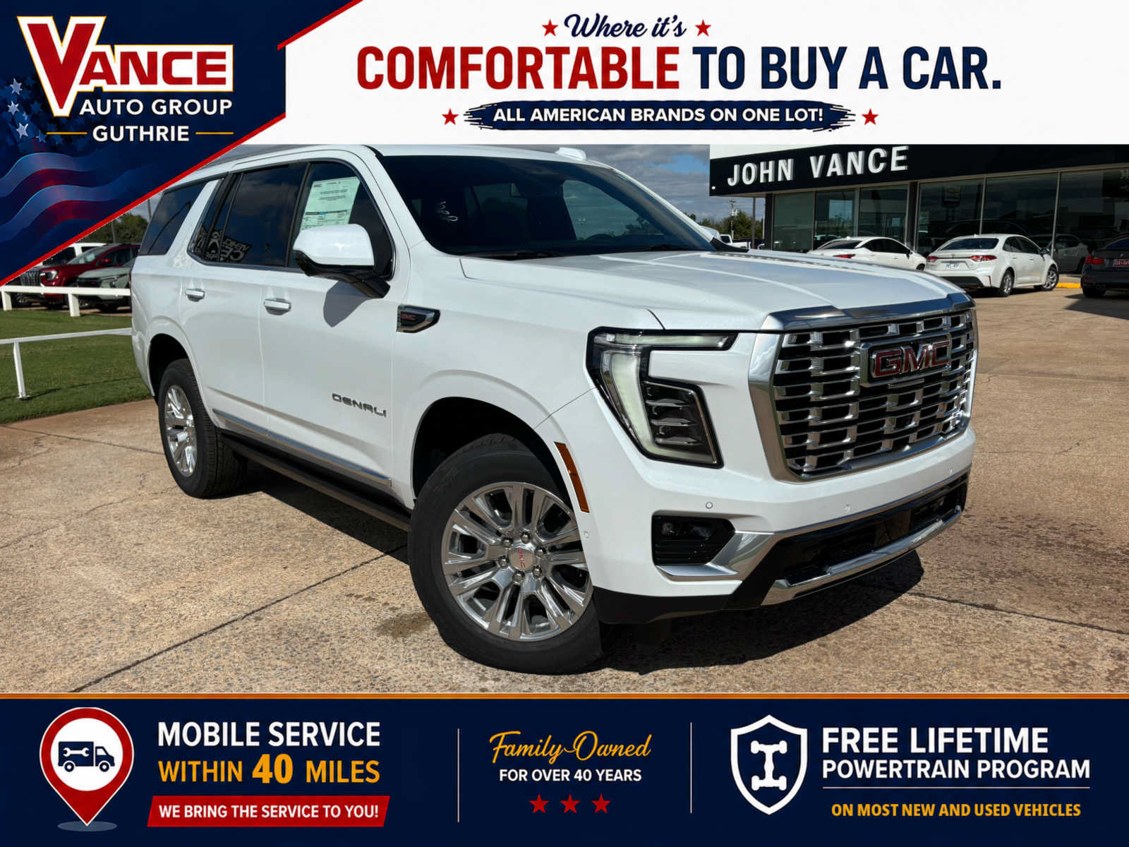 New 2027 GMC Yukon Denali w/ Sun & Power Step Package AWD/4WD image 1