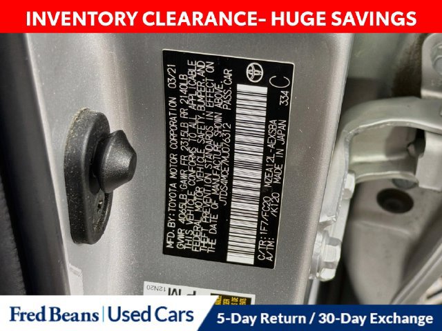 Used 2021 Toyota Corolla SE FWD image 35