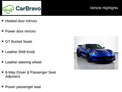 Certified 2019 Chevrolet Corvette Grand Sport w/ Carbon Flash Badge Package image 9