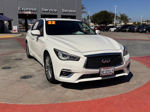 Used 2022 INFINITI Q50 Luxe w/ Cargo Package RWD image 2