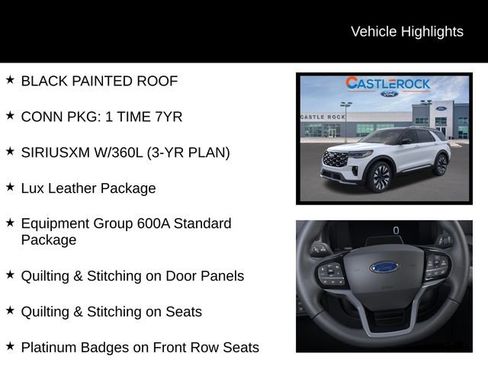 New 2026 Ford Explorer Platinum w/ LUX Leather Package image 7