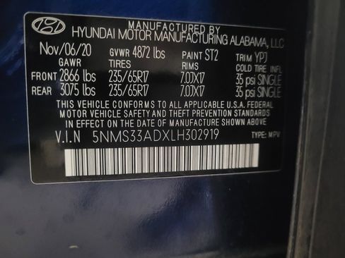 Used 2020 Hyundai Santa Fe SEL FWD image 33