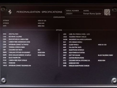 Used 2025 Ferrari Roma Spider image 18