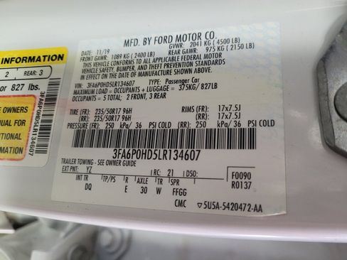 Used 2020 Ford Fusion SE FWD image 33