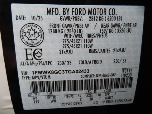 Used 2026 Ford Explorer ST AWD/4WD image 81
