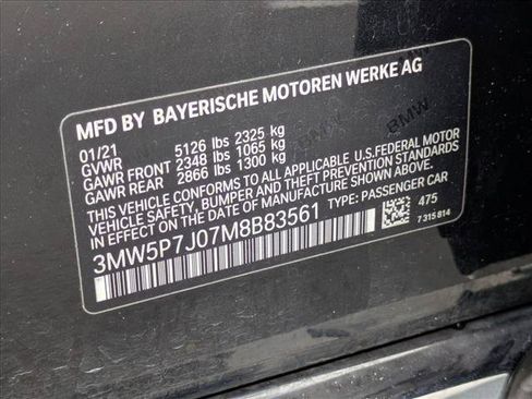 Used 2021 BMW 330e w/ M Sport Package RWD image 15