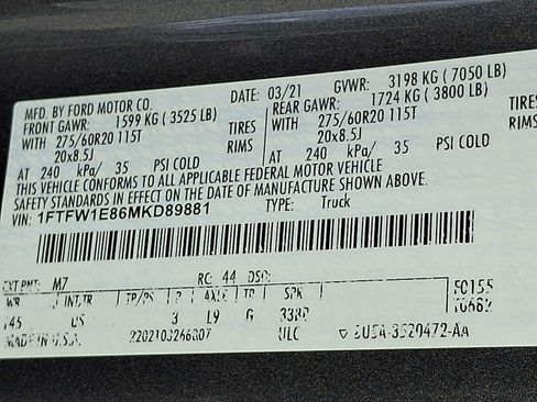 Used 2021 Ford F150 XLT w/ Equipment Group 302A High AWD/4WD image 26