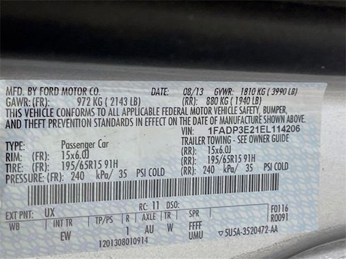 Used 2014 Ford Focus S image 28