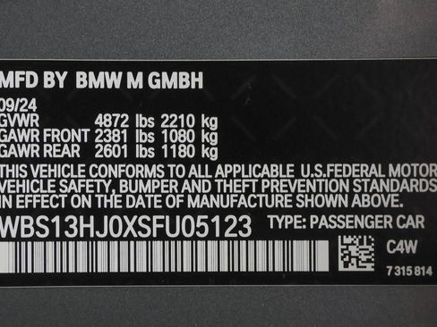 Used 2025 BMW M3 w/ Executive Package RWD image 51