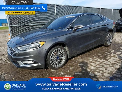 Used 2017 Ford Fusion SE w/ Fusion SE Technology Package image 1