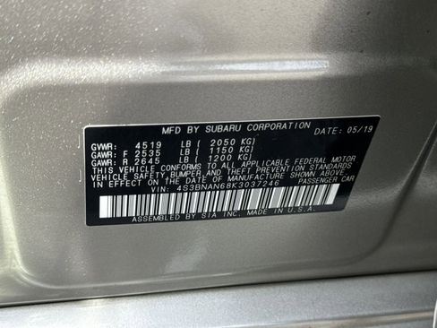 Used 2019 Subaru Legacy 2.5i Limited AWD/4WD image 35
