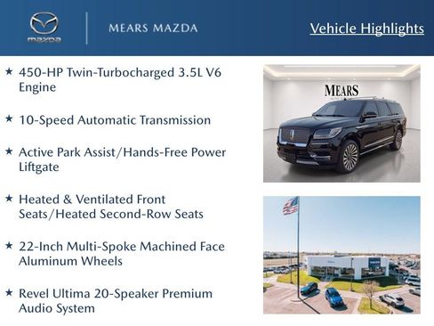 Used 2019 Lincoln Navigator L Reserve w/ Cargo Package AWD/4WD image 2