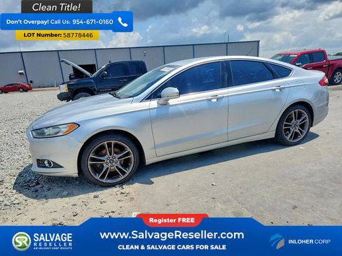 Used 2016 Ford Fusion Titanium FWD image 1