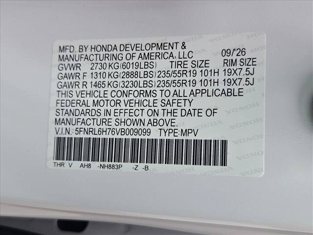 New 2027 Honda Odyssey Sport-L image 17