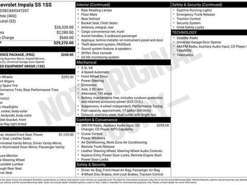 Used 2006 Chevrolet Impala SS w/ Convenience Package FWD image 2
