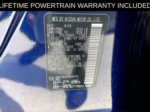 Certified 2025 INFINITI QX80 Luxe image 45