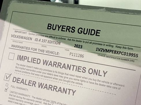 Certified 2023 Volkswagen ID.4 Pro S RWD image 27