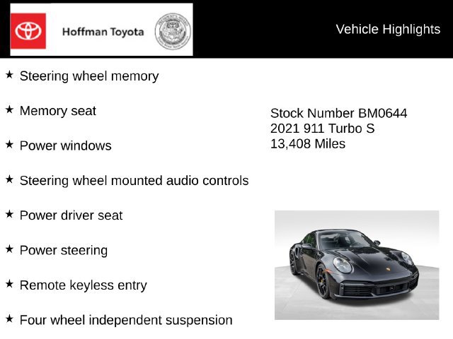 Used 2021 Porsche 911 Turbo S AWD/4WD image 10
