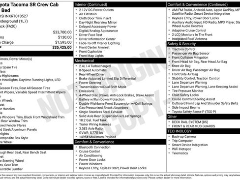 Certified 2024 Toyota Tacoma SR image 33