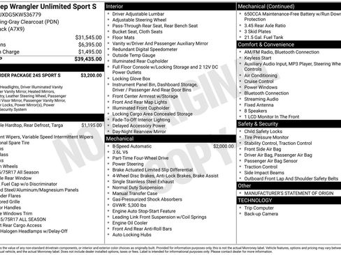 Used 2019 Jeep Wrangler Unlimited Sport S image 6