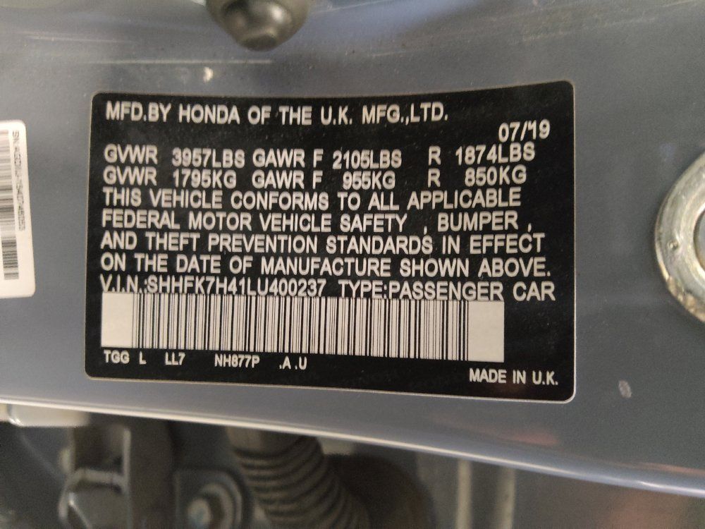 Used 2020 Honda Civic Sport image 33