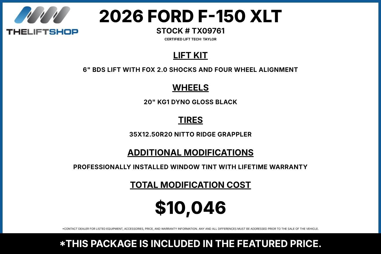 Used 2026 Ford F150 XLT w/ XLT Black Appearance Package AWD/4WD image 2