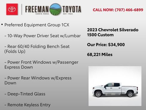 Used 2023 Chevrolet Silverado 1500 Custom AWD/4WD image 5