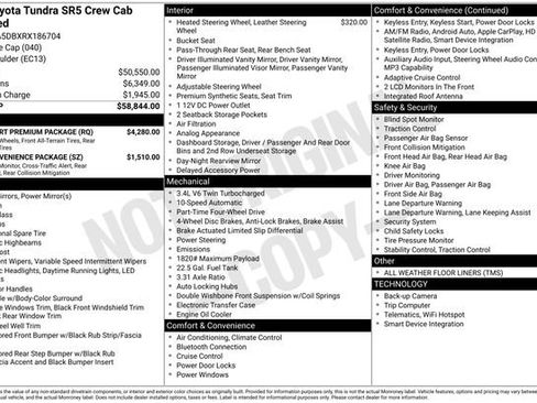 Used 2024 Toyota Tundra SR5 w/ TRD Sport Premium Package AWD/4WD image 16
